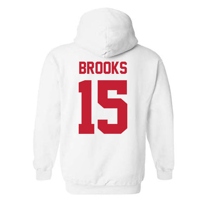 Ferris State - NCAA Men's Basketball : Jorden Brooks - Classic Shersey Hooded Sweatshirt-1