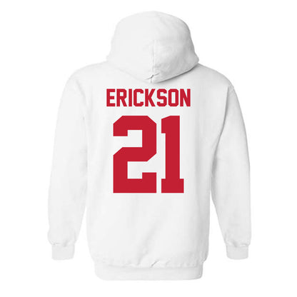 Ferris State - NCAA Men's Basketball : Ethan Erickson - Classic Shersey Hooded Sweatshirt