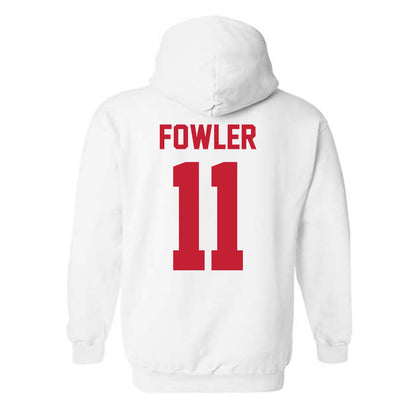 Ferris State - NCAA Football : Tyrone Fowler - Classic Shersey Hooded Sweatshirt-1