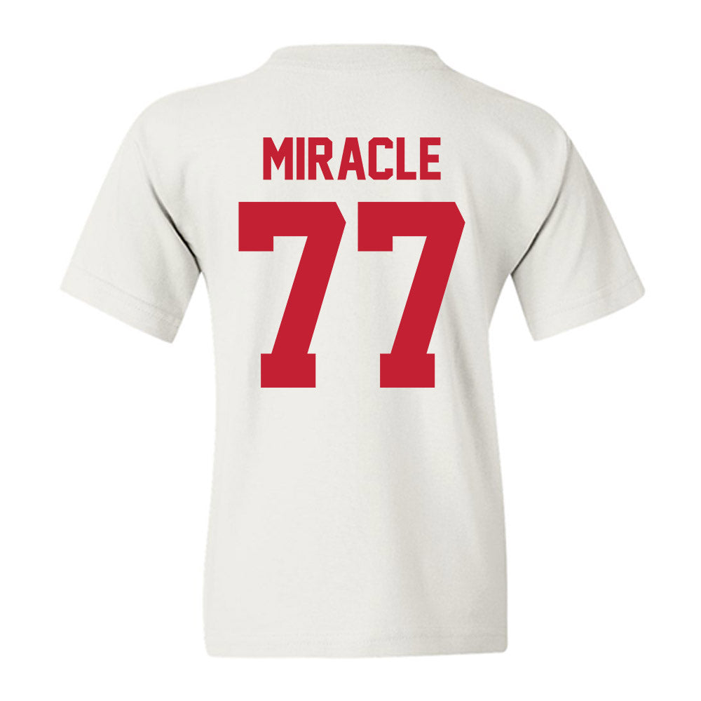 Ferris State - NCAA Football : Travis Miracle - Classic Shersey Youth T-Shirt-1