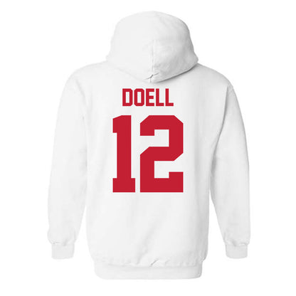 Ferris State - NCAA Men's Ice Hockey : Holden Doell - Classic Shersey Hooded Sweatshirt-1