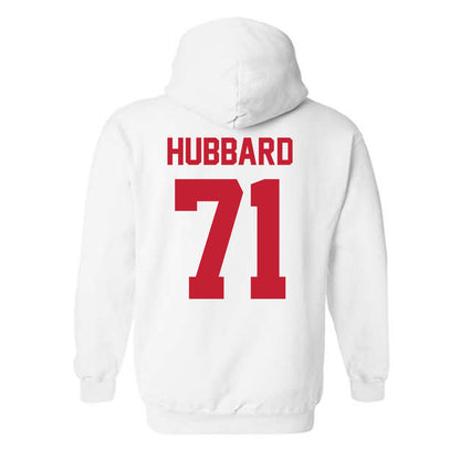 Ferris State - NCAA Football : Bubba Hubbard - Classic Shersey Hooded Sweatshirt-1