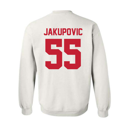 Ferris State - NCAA Football : Elmir Jakupovic - Classic Shersey Crewneck Sweatshirt-1