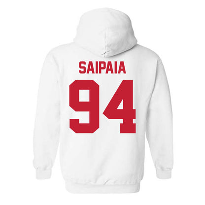 Ferris State - NCAA Football : Sio Saipaia - Classic Shersey Hooded Sweatshirt-1