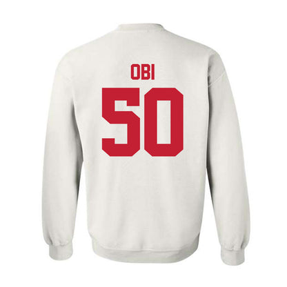 Ferris State - NCAA Football : Chimdindu Obi - Classic Shersey Crewneck Sweatshirt-1