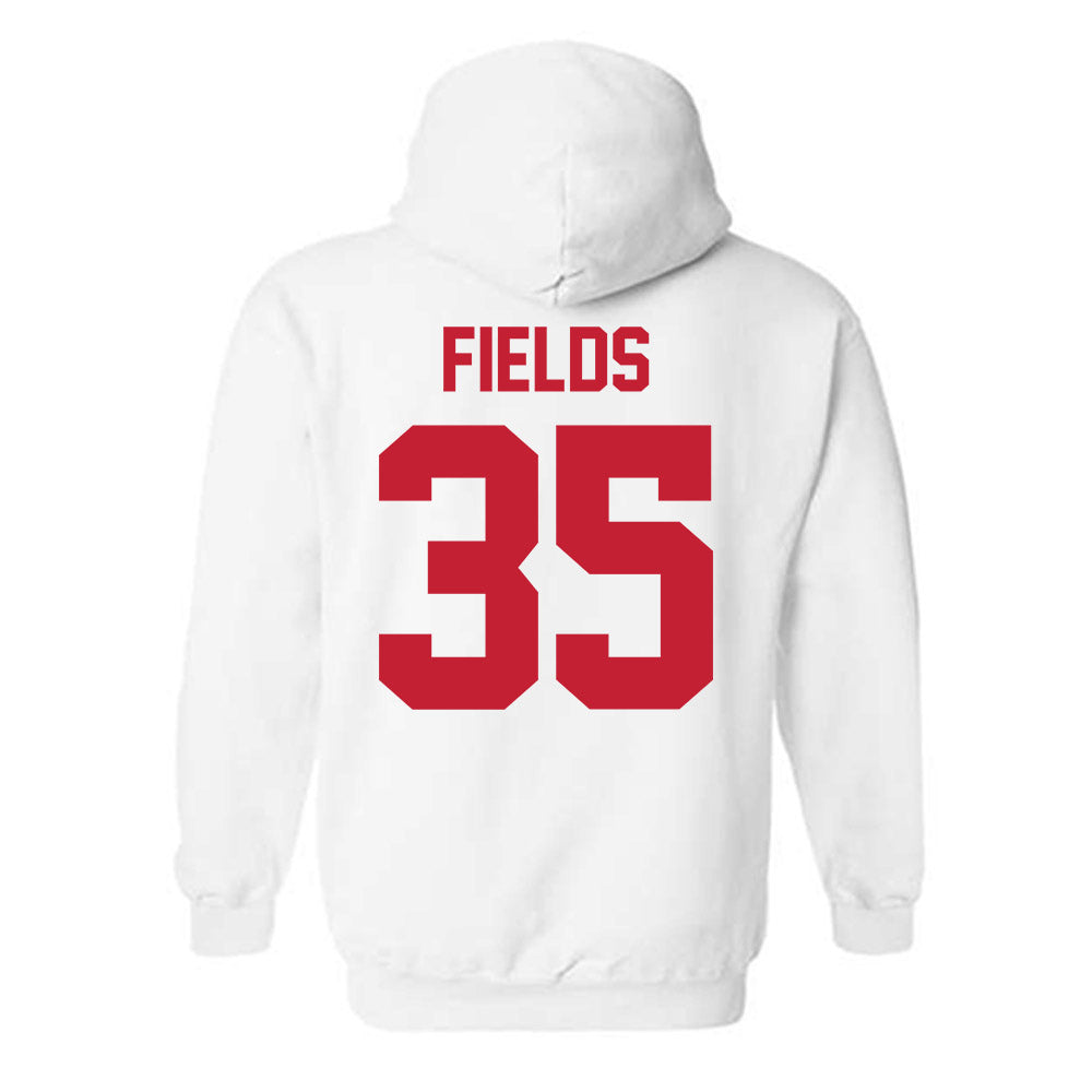 Ferris State - NCAA Football : Jerek Fields - Classic Shersey Hooded Sweatshirt-1