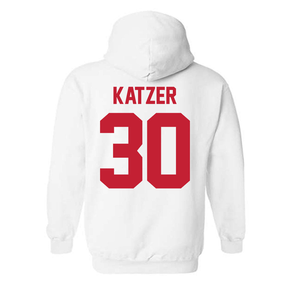 Ferris State - NCAA Football : Kannon Katzer - Classic Shersey Hooded Sweatshirt-1