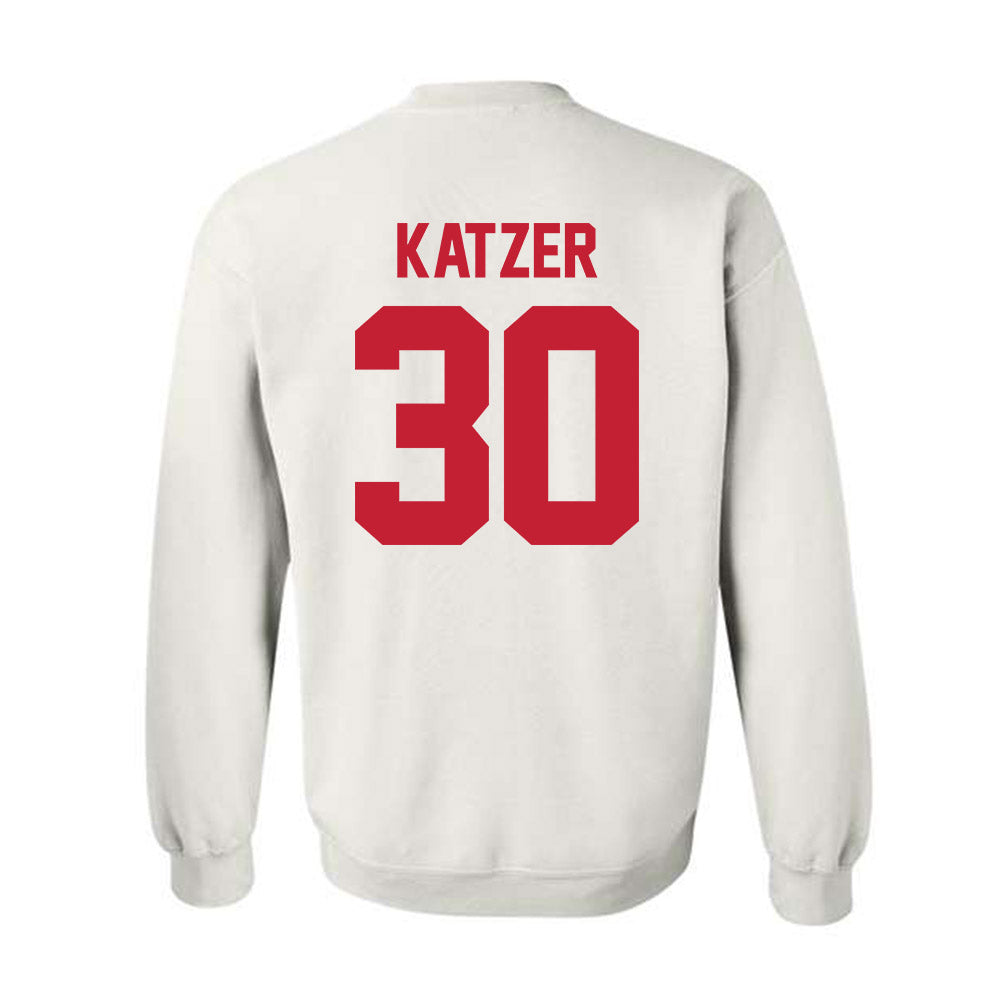 Ferris State - NCAA Football : Kannon Katzer - Classic Shersey Crewneck Sweatshirt-1