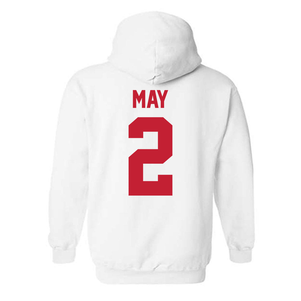 Ferris State - NCAA Women's Volleyball : Emily May - Classic Shersey Hooded Sweatshirt-1
