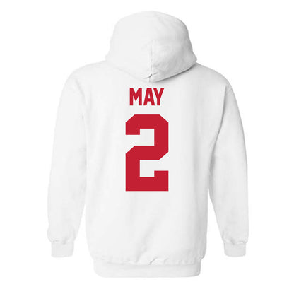 Ferris State - NCAA Women's Volleyball : Emily May - Classic Shersey Hooded Sweatshirt-1