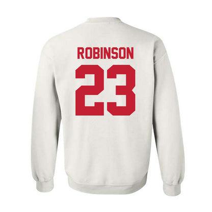 Ferris State - NCAA Football : James Robinson - Classic Shersey Crewneck Sweatshirt-1
