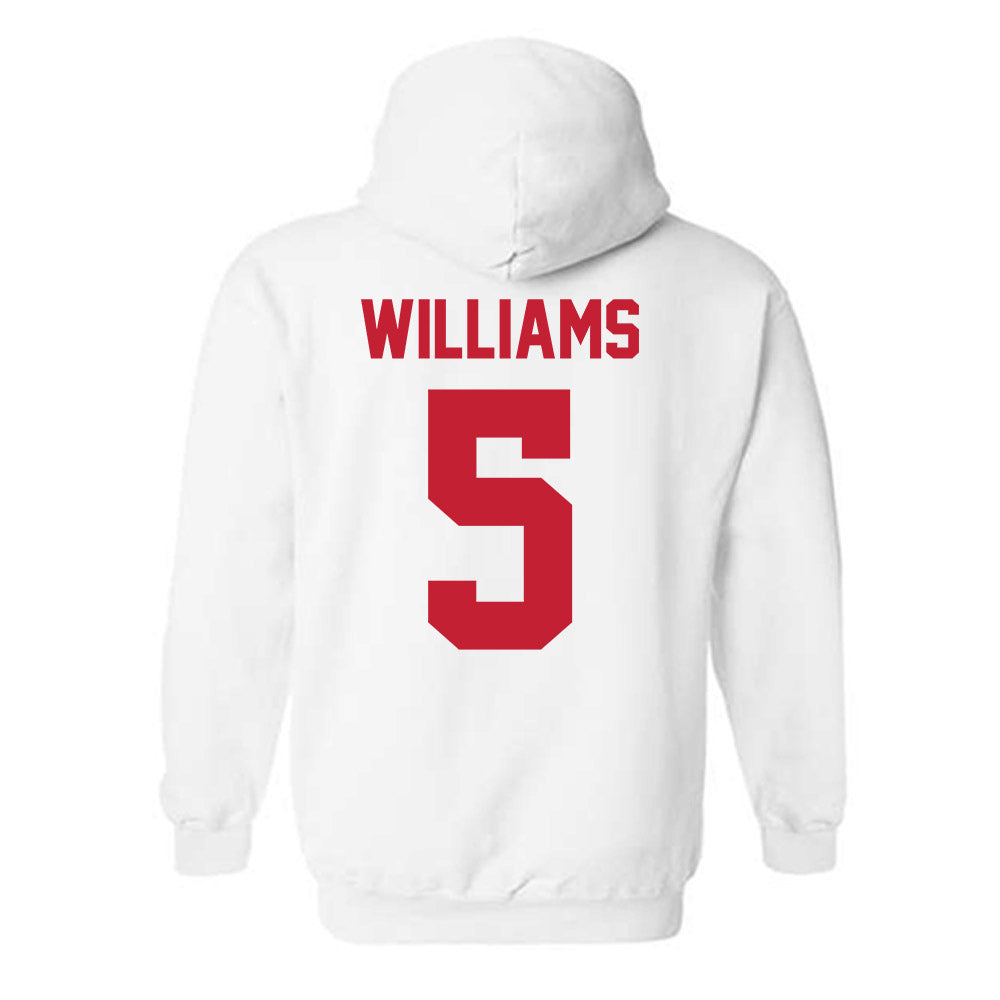 Ferris State - NCAA Football : Jason Williams - Classic Shersey Hooded Sweatshirt