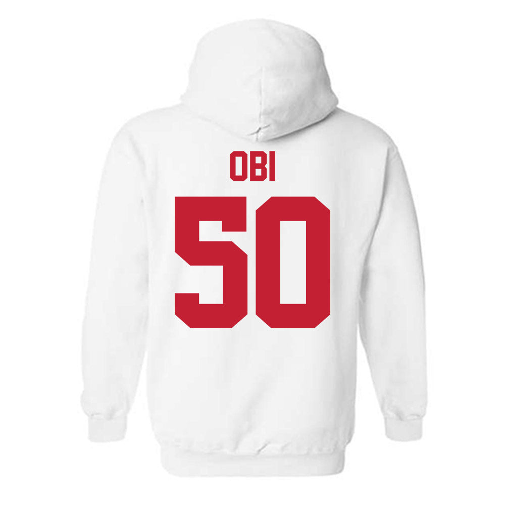 Ferris State - NCAA Football : Chimdindu Obi - Classic Shersey Hooded Sweatshirt-1