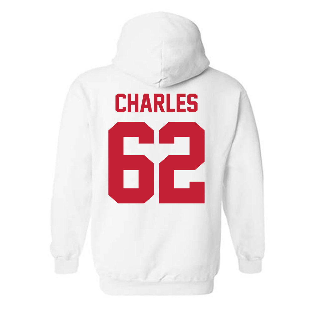 Ferris State - NCAA Football : Martaz Charles - Classic Shersey Hooded Sweatshirt-1