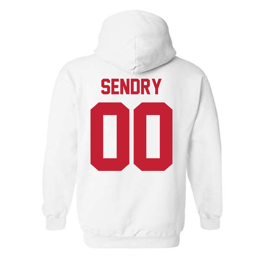 Ferris State - NCAA Football : Caseton Sendry - Classic Shersey Hooded Sweatshirt-1