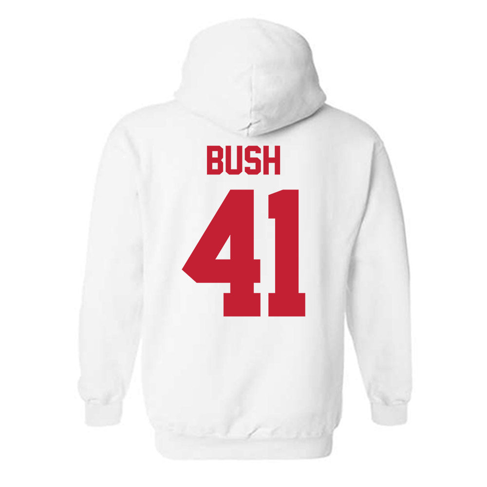 Ferris State - NCAA Football : Michael Bush - Classic Shersey Hooded Sweatshirt-1