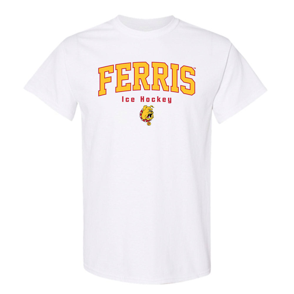 Ferris State - NCAA Men's Ice Hockey : Gavin Best - Classic Shersey T-Shirt-0