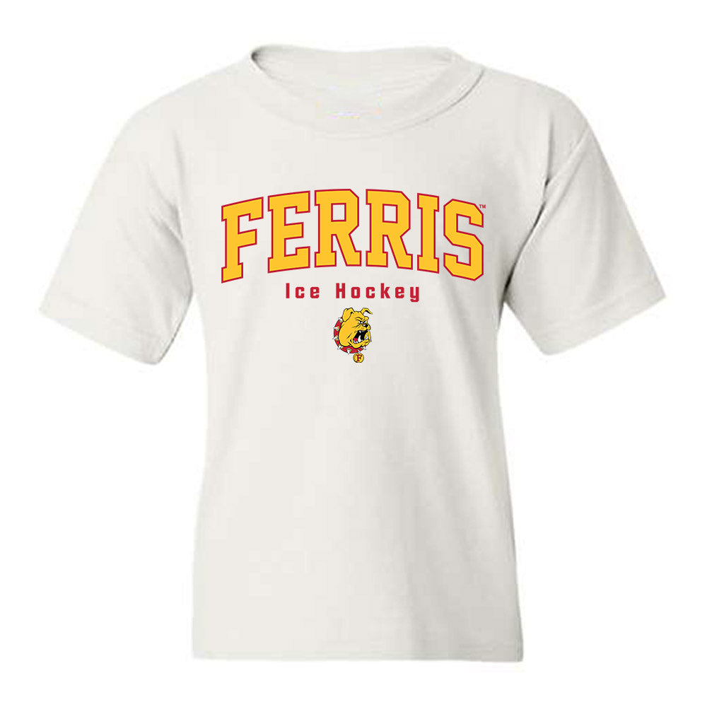 Ferris State - NCAA Men's Ice Hockey : Hobie Hedquist - Classic Shersey Youth T-Shirt-0