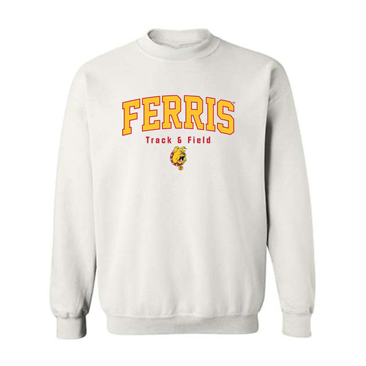 Ferris State - NCAA Men's Track & Field : Blace Farrington - Classic Shersey Crewneck Sweatshirt-0