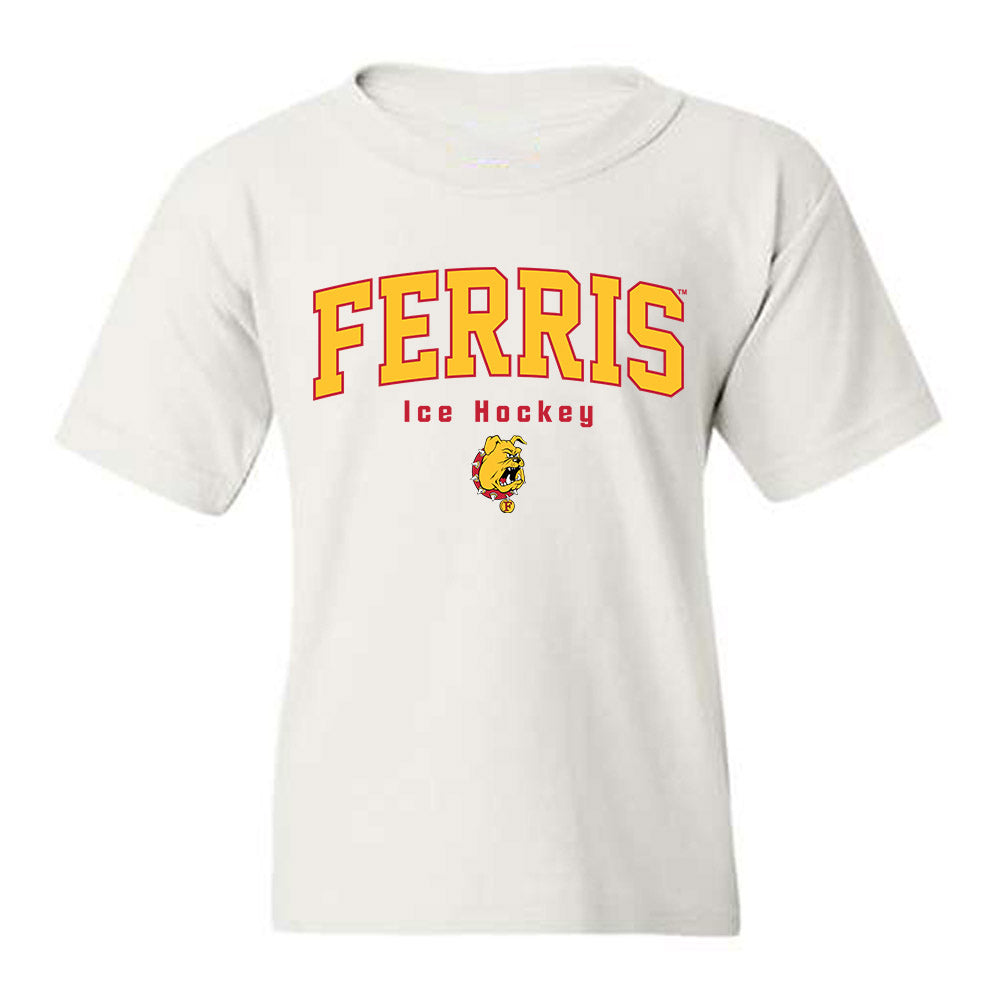 Ferris State - NCAA Men's Ice Hockey : Caiden Gault - Classic Shersey Youth T-Shirt-0