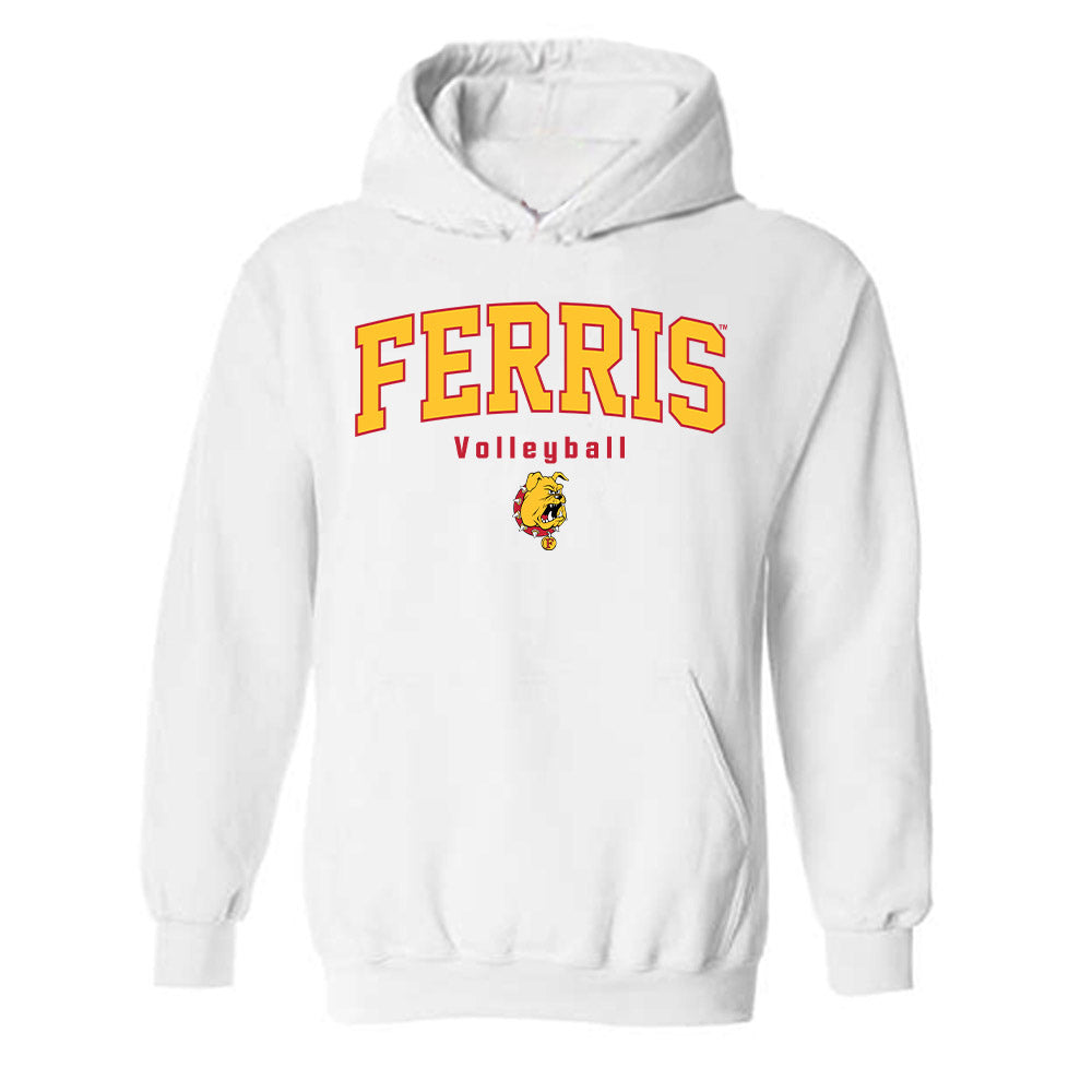 Ferris State - NCAA Women's Volleyball : Emily May - Classic Shersey Hooded Sweatshirt-0