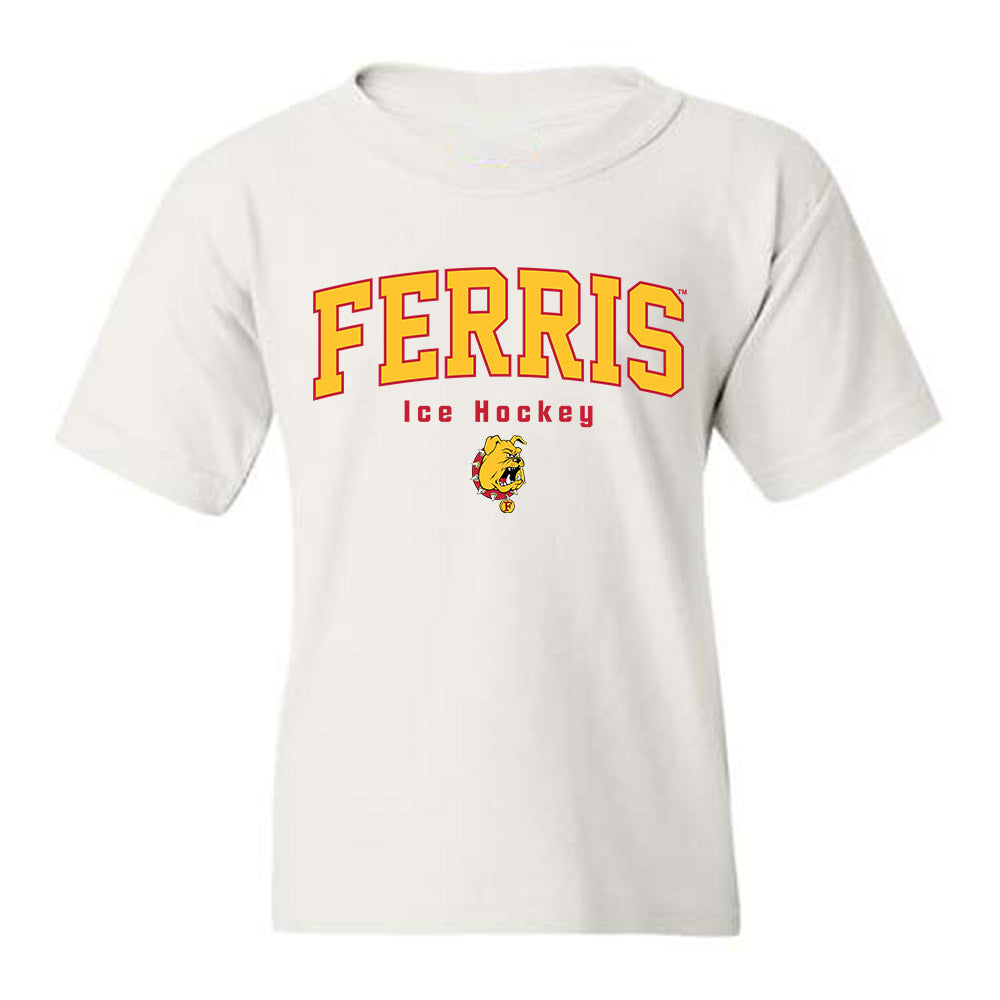 Ferris State - NCAA Men's Ice Hockey : Travis Shoudy - Classic Shersey Youth T-Shirt