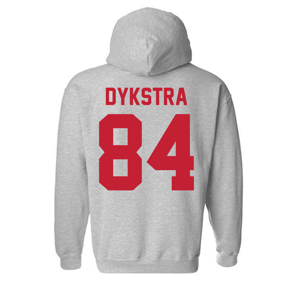 Ferris State - NCAA Football : Mason Dykstra - Classic Shersey Hooded Sweatshirt-1