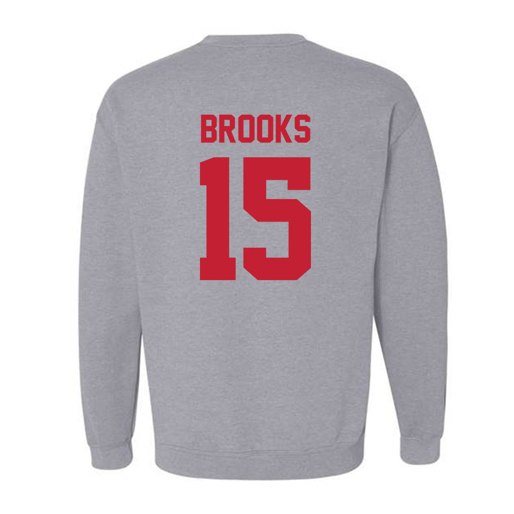 Ferris State - NCAA Men's Basketball : Jorden Brooks - Classic Shersey Crewneck Sweatshirt-1