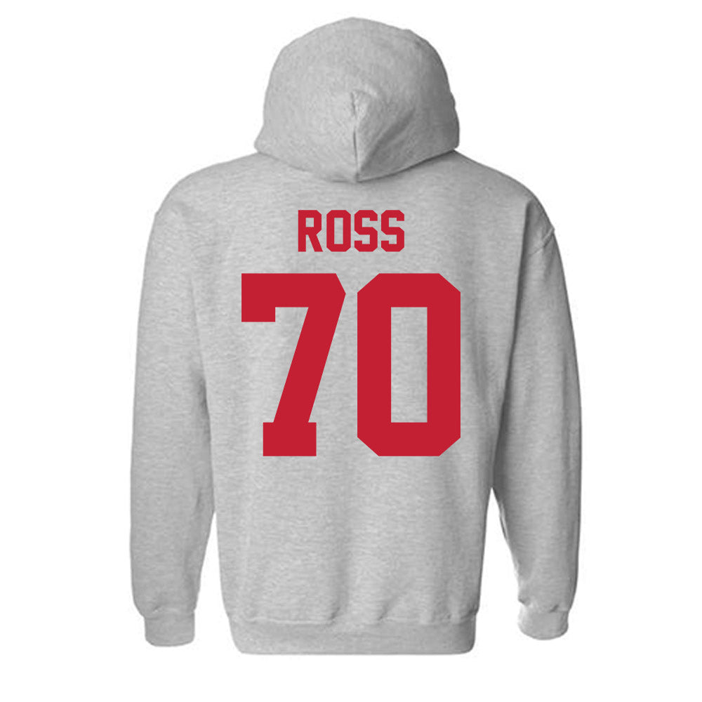 Ferris State - NCAA Football : Ryan Ross - Classic Shersey Hooded Sweatshirt-1