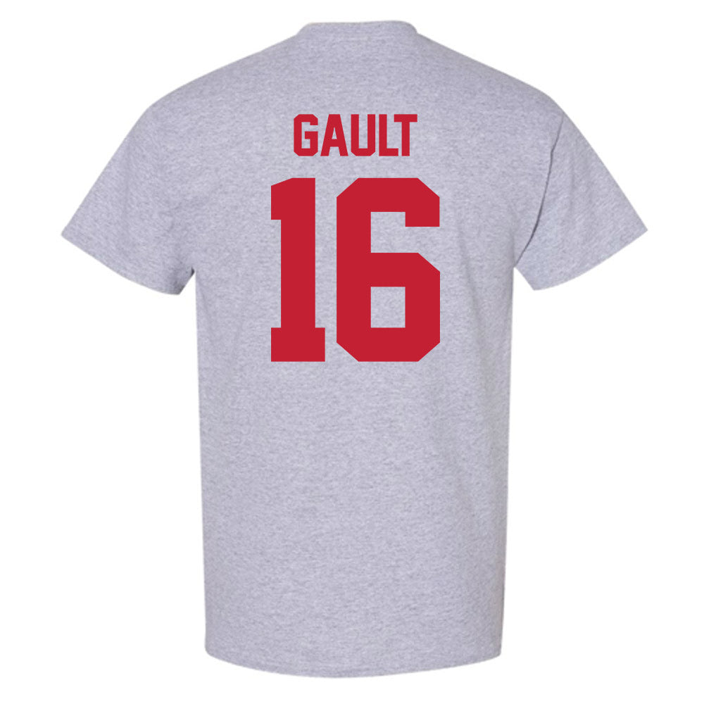 Ferris State - NCAA Men's Ice Hockey : Caiden Gault - Classic Shersey T-Shirt-1