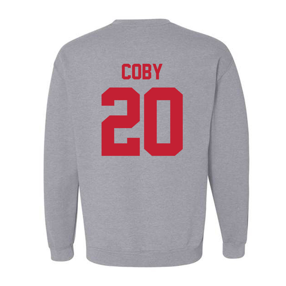 Ferris State - NCAA Football : James Coby - Classic Shersey Crewneck Sweatshirt-1