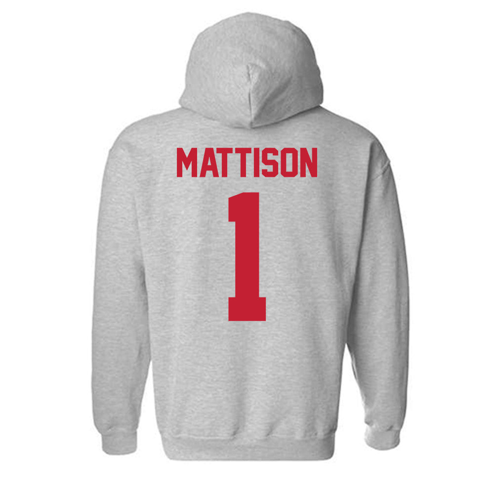 Ferris State - NCAA Football : Gyasi Mattison - Classic Shersey Hooded Sweatshirt-1