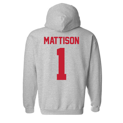 Ferris State - NCAA Football : Gyasi Mattison - Classic Shersey Hooded Sweatshirt-1