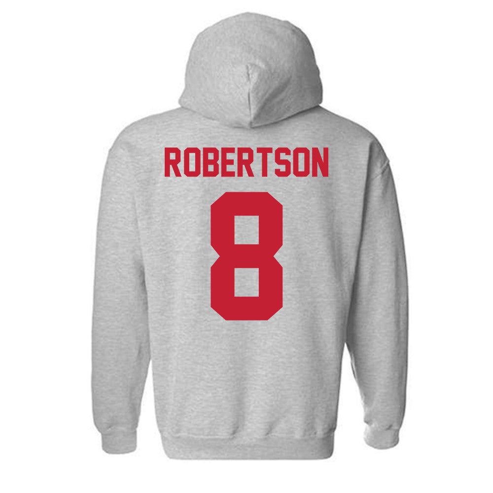 Ferris State - NCAA Women's Volleyball : Rhiannon Robertson - Classic Shersey Hooded Sweatshirt-1