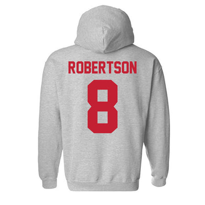 Ferris State - NCAA Women's Volleyball : Rhiannon Robertson - Classic Shersey Hooded Sweatshirt-1