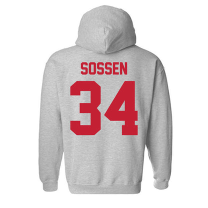 Ferris State - NCAA Football : Finn Sossen - Classic Shersey Hooded Sweatshirt-1