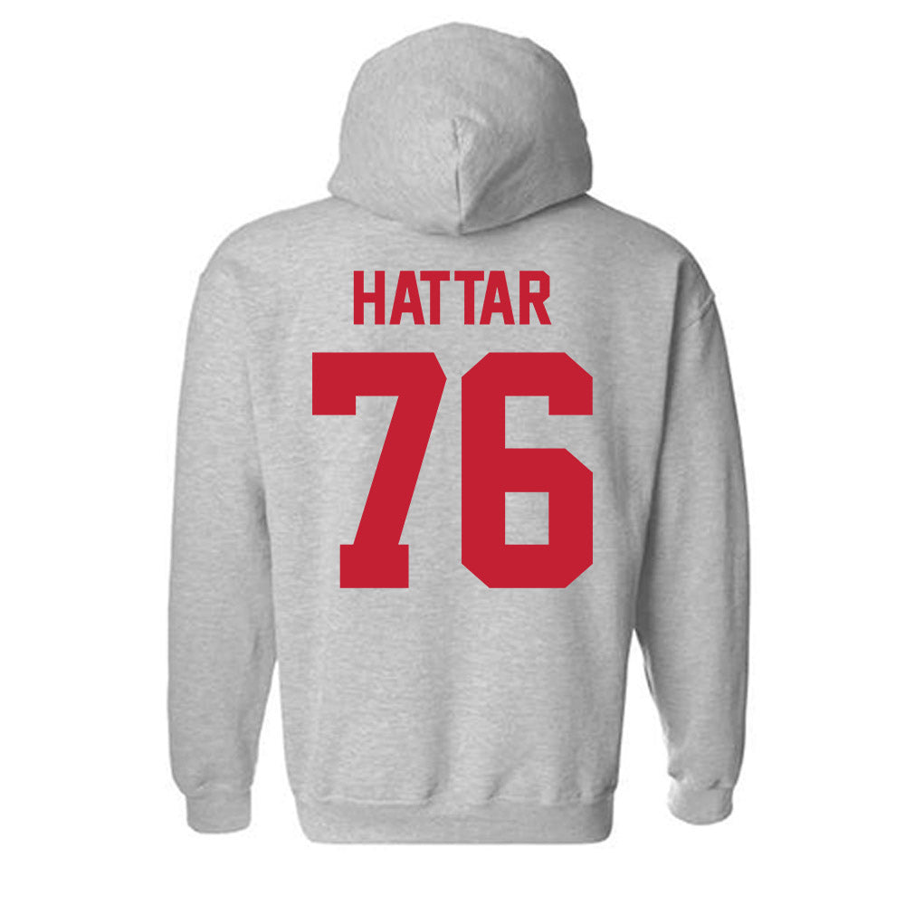 Ferris State - NCAA Football : Lawrence Hattar - Classic Shersey Hooded Sweatshirt