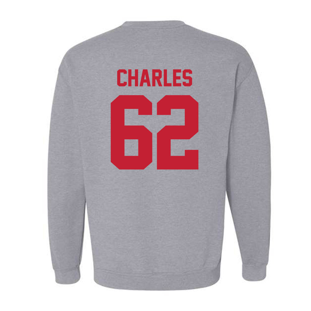 Ferris State - NCAA Football : Martaz Charles - Classic Shersey Crewneck Sweatshirt-1