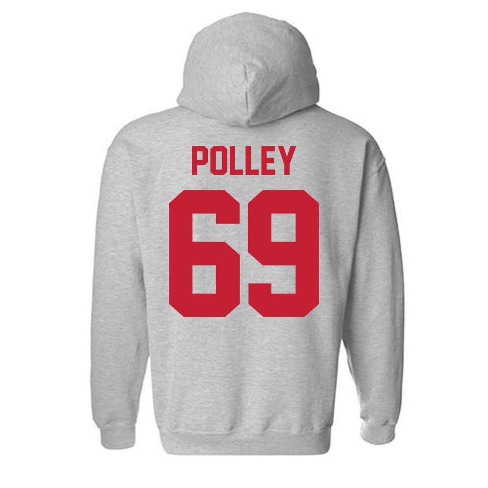 Ferris State - NCAA Football : AJ Polley - Classic Shersey Hooded Sweatshirt-1