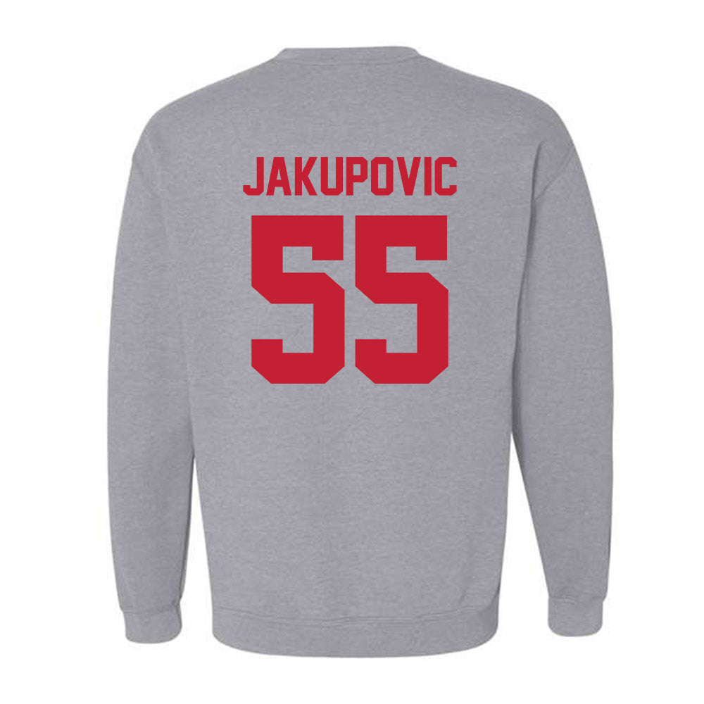 Ferris State - NCAA Football : Elmir Jakupovic - Classic Shersey Crewneck Sweatshirt-1