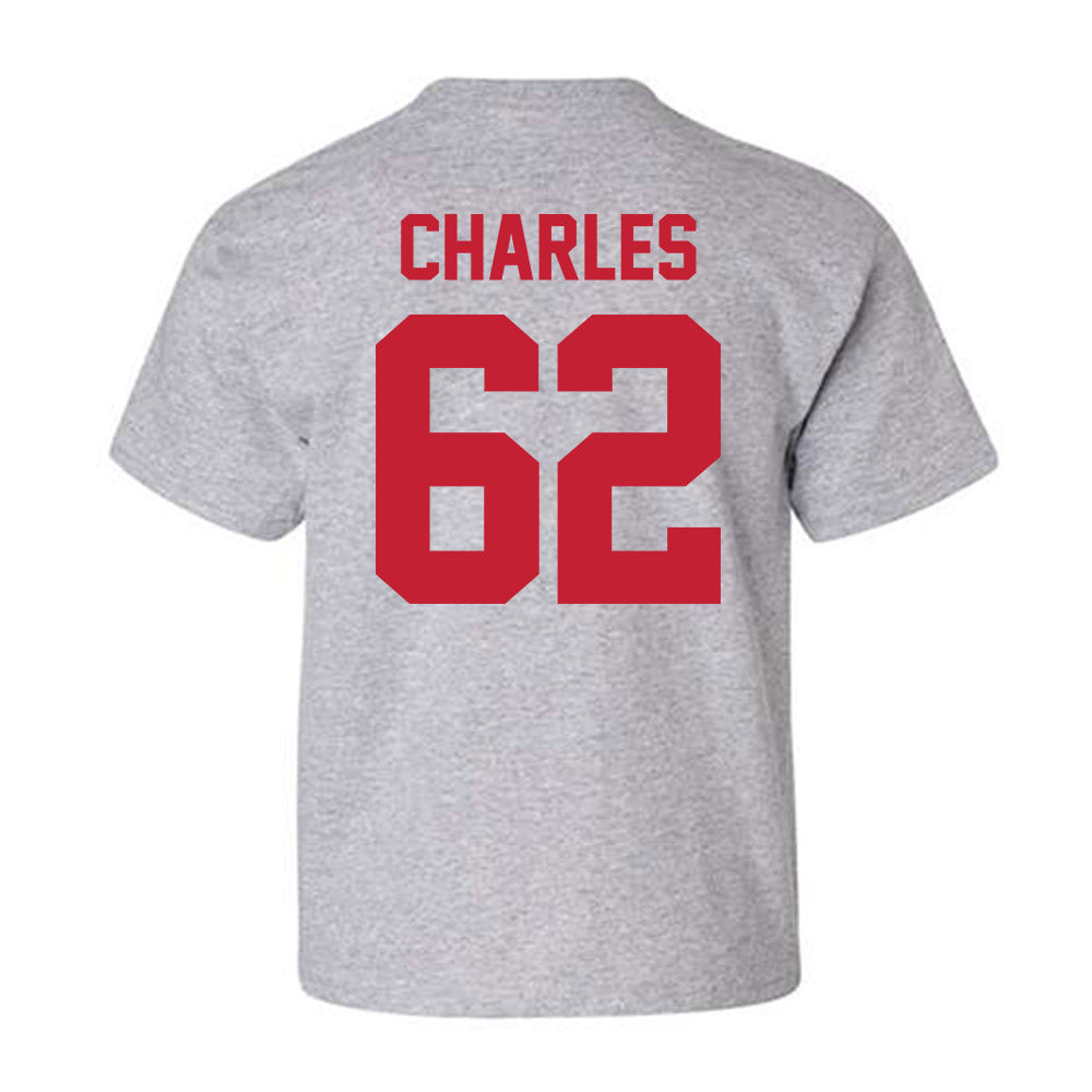 Ferris State - NCAA Football : Martaz Charles - Classic Shersey Youth T-Shirt-1