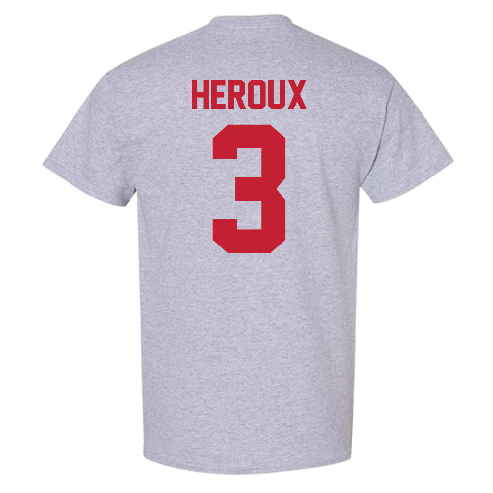 Ferris State - NCAA Men's Ice Hockey : Logan Heroux - Classic Shersey T-Shirt