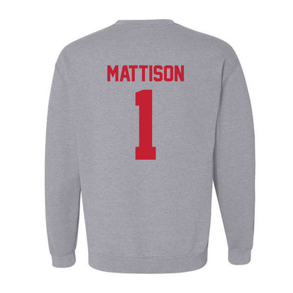 Ferris State - NCAA Football : Gyasi Mattison - Classic Shersey Crewneck Sweatshirt-1