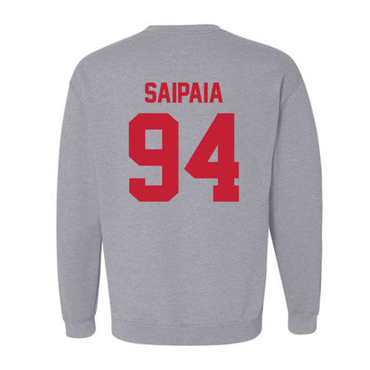 Ferris State - NCAA Football : Sio Saipaia - Classic Shersey Crewneck Sweatshirt-1