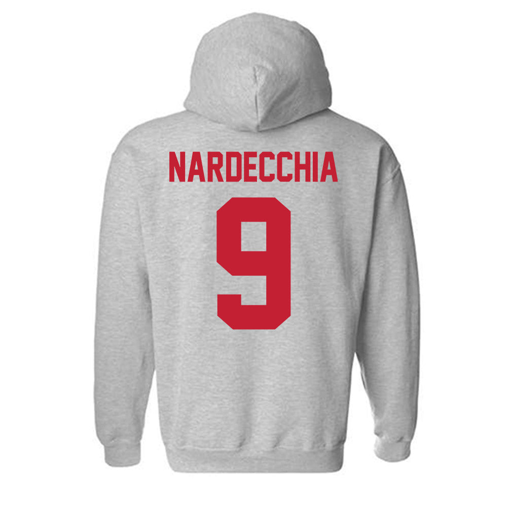 Ferris State - NCAA Men's Ice Hockey : Nick Nardecchia - Classic Shersey Hooded Sweatshirt-1
