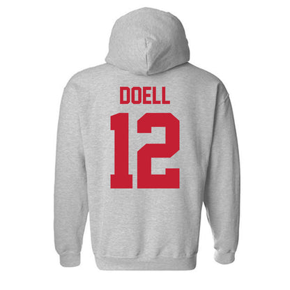 Ferris State - NCAA Men's Ice Hockey : Holden Doell - Classic Shersey Hooded Sweatshirt-1