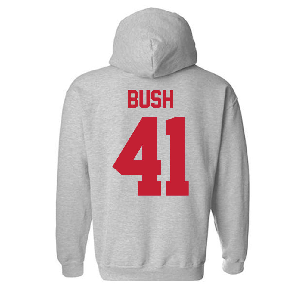 Ferris State - NCAA Football : Michael Bush - Classic Shersey Hooded Sweatshirt-1