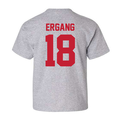 Ferris State - NCAA Men's Ice Hockey : Kaleb Ergang - Classic Shersey Youth T-Shirt-1