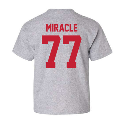 Ferris State - NCAA Football : Travis Miracle - Classic Shersey Youth T-Shirt-1