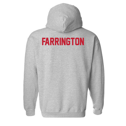 Ferris State - NCAA Men's Track & Field : Blace Farrington - Classic Shersey Hooded Sweatshirt-1